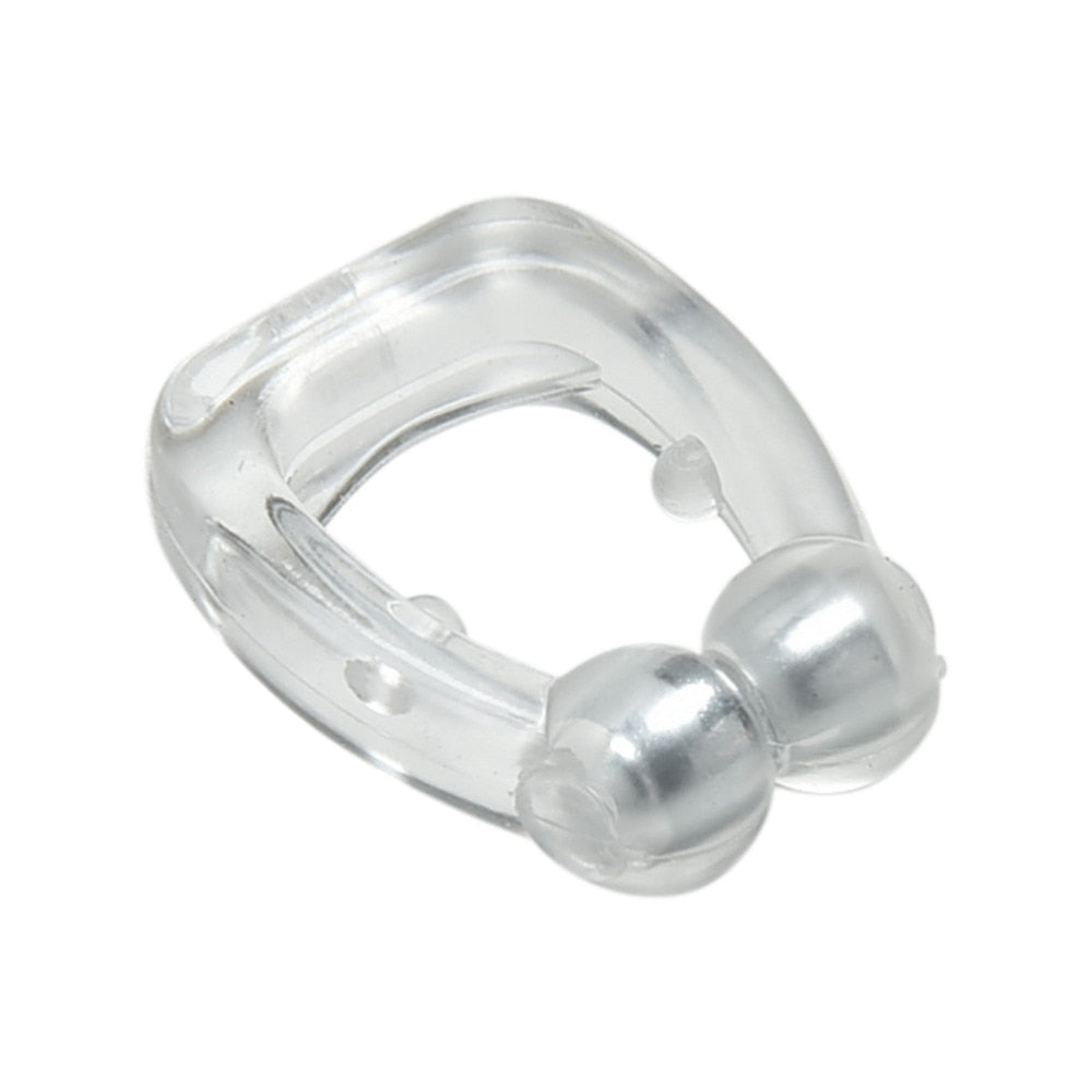 Silicone Magnetic Anti-Snore Nose Clip with Case for Sleep