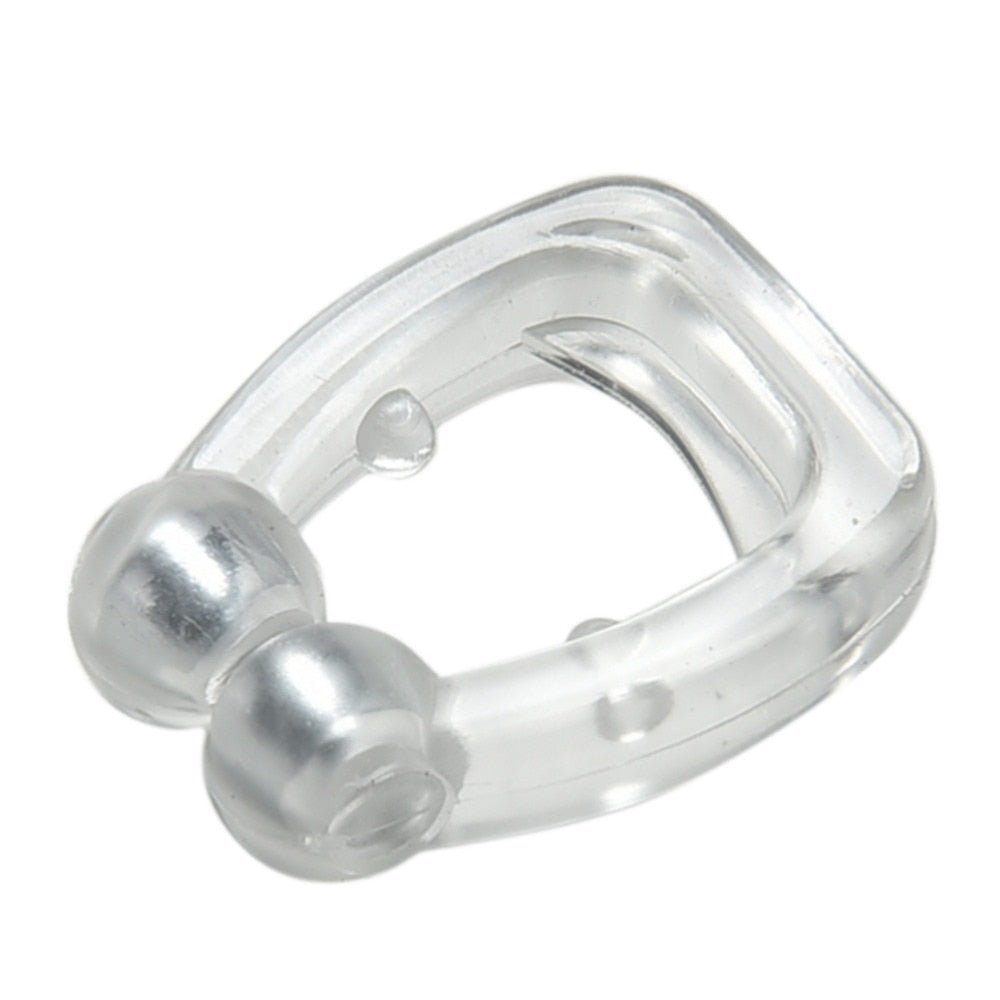 Silicone Magnetic Anti-Snore Nose Clip with Case for Sleep