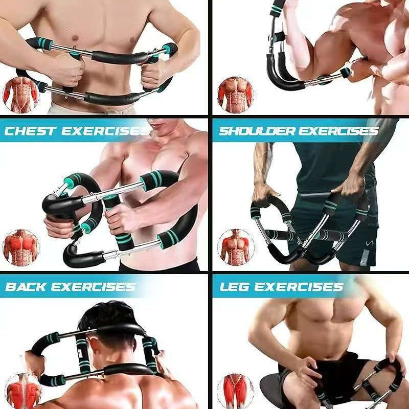 Adjustable Multi-Functional U-Shaped Device for Chest and Arm Training