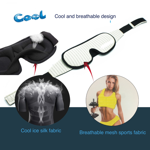 3D Padded Sleep Mask to Block Light for Restful Sleep