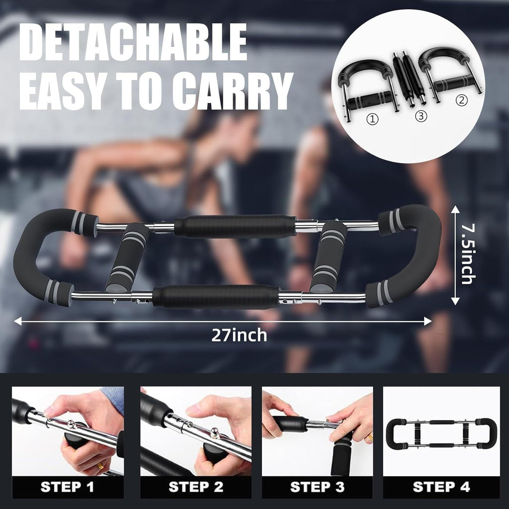 Adjustable Multi-Functional U-Shaped Device for Chest and Arm Training