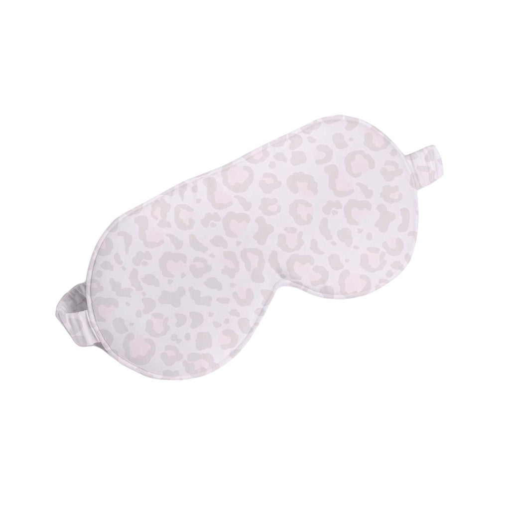 Leopard Satin Sleep Set: Pillowcase, Mask, Scrunchie Giftable