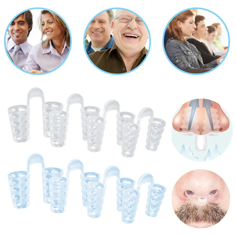 Anti-Snore Apnea Nose Clip for Breathe Support and Sleep