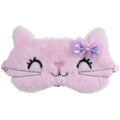Cute Soft Cat Eye Mask for Comfortable Travel and Sleep