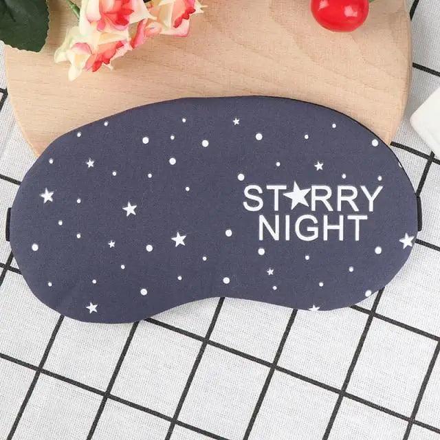 Kids Colorful Cartoon Sleep Mask for Comfortable Travel and Rest