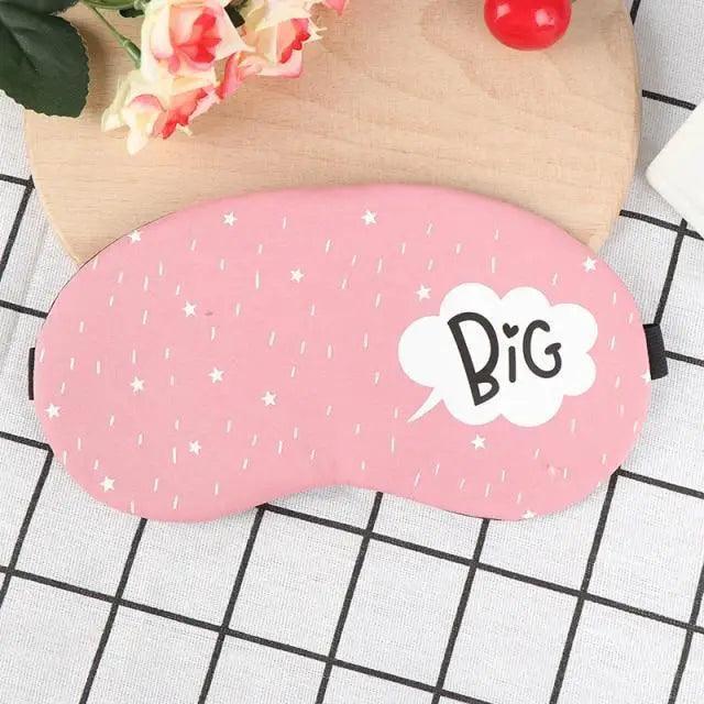 Kids Colorful Cartoon Sleep Mask for Comfortable Travel and Rest
