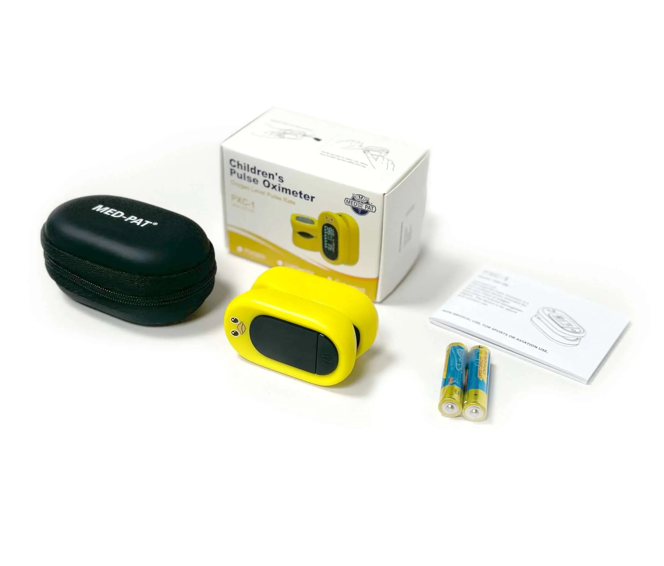 Med-Pat “Ducky” Kids Pulse Oximeter for Fast SpO₂ and Heart Rate